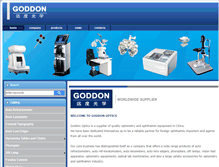 Tablet Screenshot of goddonoptics.com